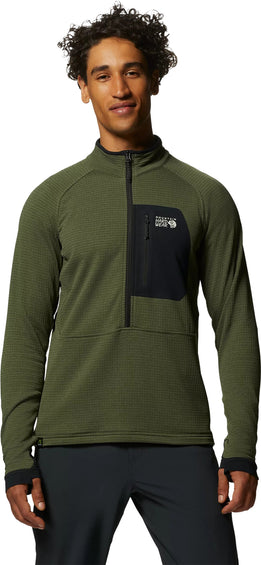 Mountain Hardwear Chandail en molleton à demi-glissière Polartec® Power Grid™ - Homme