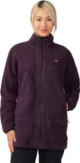 Mountain Hardwear Manteau long en molleton à glissière pleine longueur HiCamp - Femme