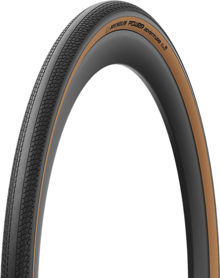 Michelin Pneu pour vélo gravel Power Adventure Classic TS TLR 700x42C