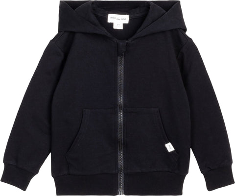 Miles The Label Chandail à capuchon zippé Miles Basics - Enfant