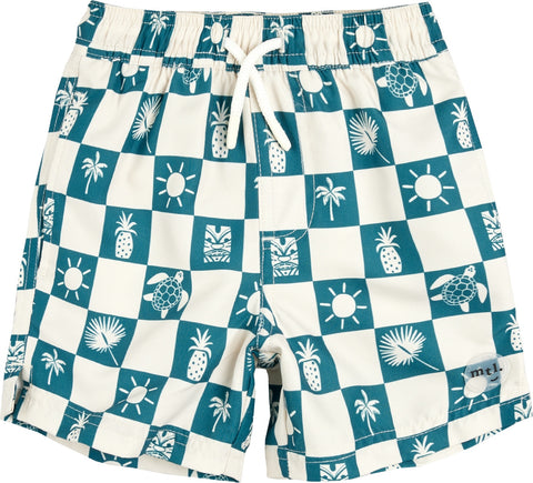 Miles The Label Short de bain imprimé - Garçon