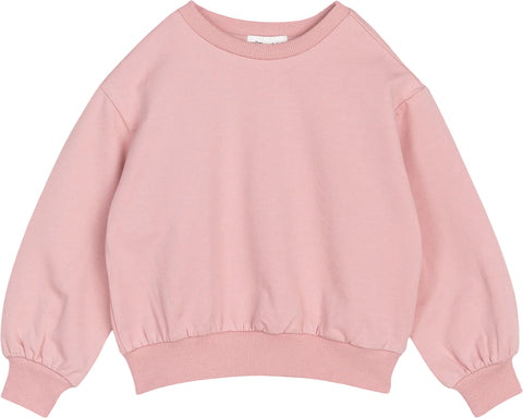 Miles The Label Chandail en molleton Miles Basics Rose - Fille