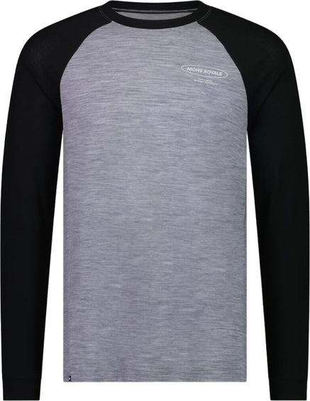 Mons Royale T-shirt à manches raglan Icon Merino Air-Con - Homme