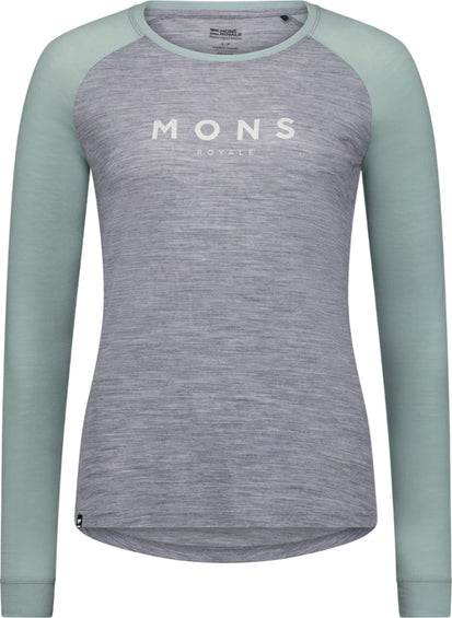 Mons Royale T-shirt Icon Raglan à manches longues - Femme