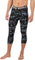 Mons Royale Legging couche de base 3/4 en mérinos Cascade - Homme - Signal Lost Goblin Blue