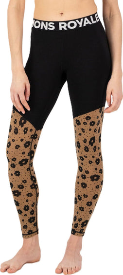 Mons Royale Legging couche de base en mérinos Cascade - Femme