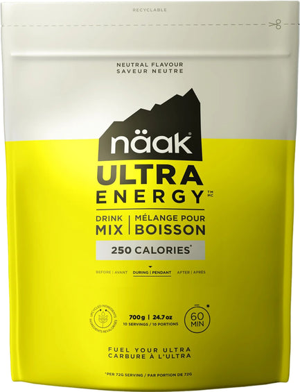 Naak Sac de mélange pour boisson énergétique neutre 720g