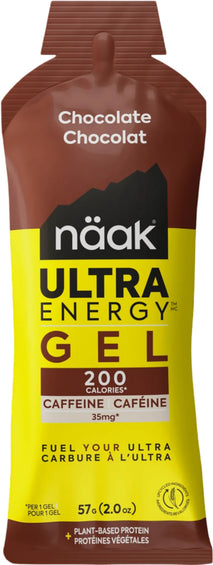 Naak Gel énergétique au chocolat 57g x 12