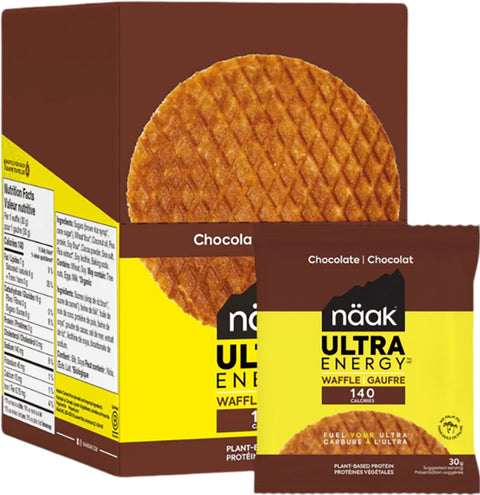 Naak Gaufres énergétiques Chocolat 12 x 30g