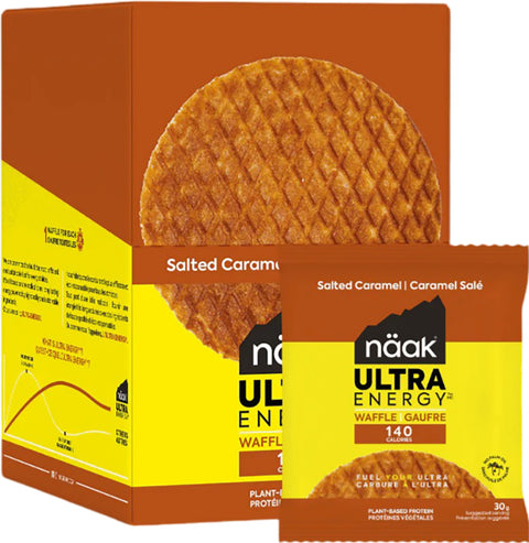 Naak Gaufres énergétiques caramel salé 12 x 30g