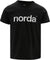 norda T-shirt Relief - Unisexe - Black
