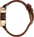 Nixon Montre en cuir Sentry - Homme - Rose Gold - Gunmetal - Brown
