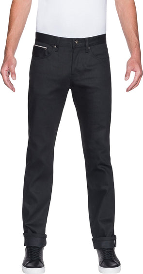 Naked & Famous Jeans Weird Guy - Black Cobra Stretch Selvedge - Homme