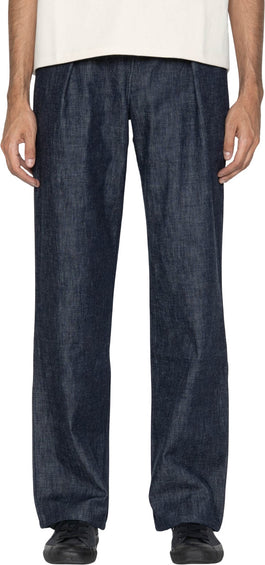 Naked & Famous Pantalon plissé - Denim rincé de 10 oz - Indigo - Homme