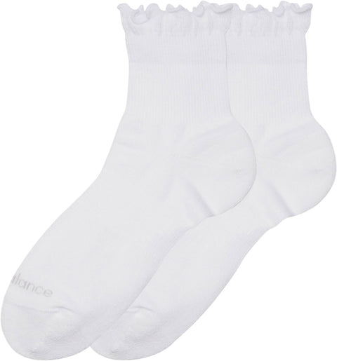New Balance Chaussettes longueur quart à volants paquet de 2 Active - Unisexe
