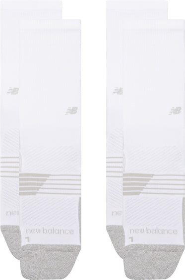 New Balance Chaussettes mi-mollet avec coussin paquet de 2 Pro Training - Unisexe
