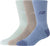 New Balance Chaussettes mi-mollet avec coussin paquet de 3 Active - Unisexe - Assorted Color I