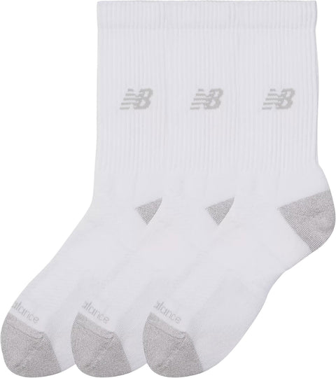 New Balance Chaussettes mi-mollet avec coussin paquet de 3 Active - Unisexe