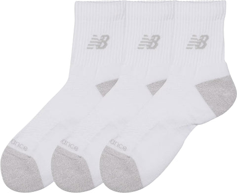New Balance Chaussettes quart de longueur paquet de 3 Active - Unisexe