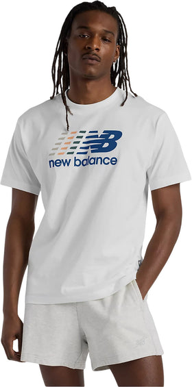 New Balance T-shirt à logo multicolore Center - Homme