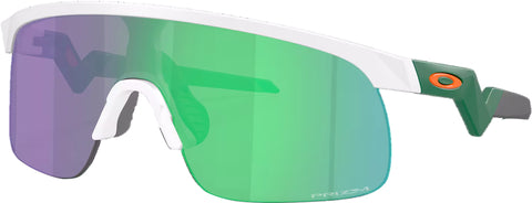 Oakley Lunettes de soleil Resistor - Matte White - Verres Prizm Jade - Jeune