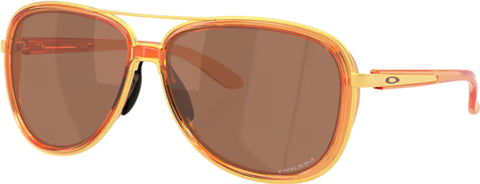 Oakley Lunettes de soleil Split Time - Transparent Ginger - Verres Prizm Tungsten - Femme