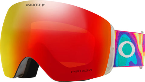 Oakley Lunettes de ski Flight Deck L - Heat Map - Verres Prizm Snow Torch Iridium