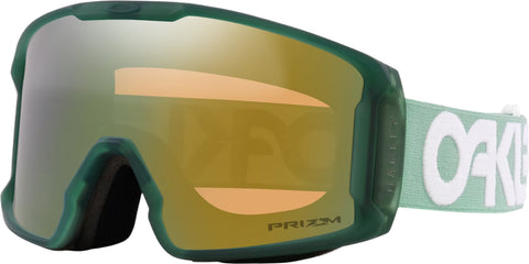 Oakley Lunettes de ski Line Miner M - Matte Jade - Verres Prizm Sage Gold Iridium