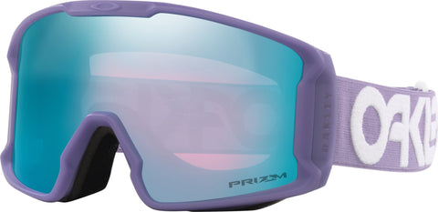 Oakley Lunettes de ski Line Miner M - Matte Lilac - Lentille Prizm Snow Sapphire Iridium