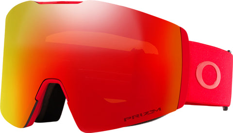 Oakley Lunettes de ski Fall Line L - Matte Redline - Verres Prizm Snow Torch Iridium