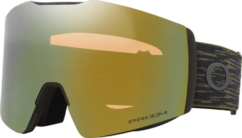 Oakley Lunettes de ski Fall Line L - Dark Brush Swirl - Verres Prizm Sage Gold Iridium