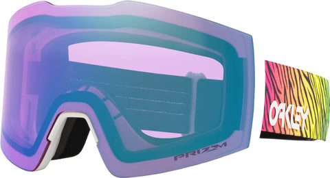 Oakley Lunettes de ski Fall Line M - Bengal White - Verres Prizm Snow Iced Iridium