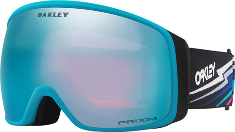 Oakley Lunettes de ski Flight Tracker L - Black Bolt - Verres Prizm Snow Sapphire Iridium