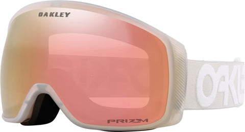 Oakley Lunettes de ski Flight Tracker M - Matte Cool Grey - Verres Prizm Rose Gold Iridium