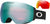 Oakley Lunettes de ski Flight Deck Pro M - Matte Black - Verres Prizm Snow Sapphire Iridium - Prizm Sapphire - Prizm Torch