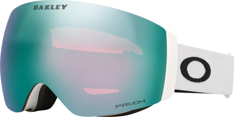 Oakley Lunettes de ski Flight Deck Pro M - Matte White - Verres Prizm Snow Sapphire Iridium