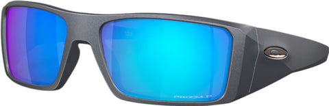 Oakley Lunettes de soleil Heliostat - Blue Steel - Verres polarisés Prizm Sapphire - Homme