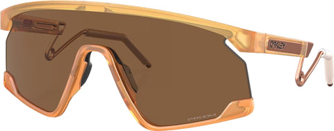 Oakley Lunettes de soleil BXTR Metal - Matte Transparent Light Curry - Verres Prizm Bronze - Unisexe