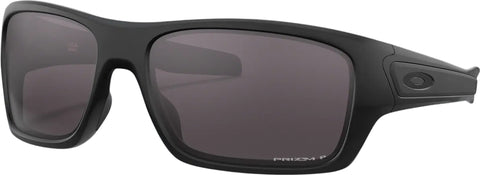 Oakley Lunettes de soleil Turbine - Matte Black - Verres Prizm Grey Polarized - Homme