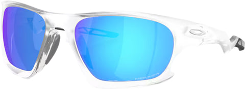 Oakley Lunettes de soleil Lateralis - Matte Clear - Verres Prizm Sapphire - Unisexe