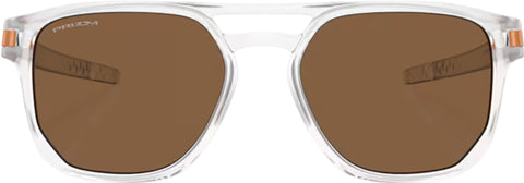 Oakley Lunettes de soleil Latch Beta Introspect - Matte Clear - Lentilles Prizm Bronze - Homme