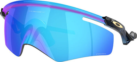 Oakley Lunettes de soleil Qntm Kato - Transparent Stonewash - Verres Prizm Sapphire - Unisexe