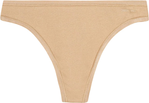 Organic Basics Culotte tanga côtelé Core - Femme