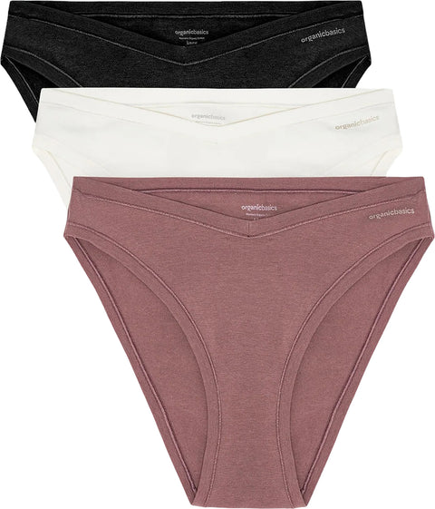 Organic Basics Culotte échancrée Flex - paquet de 3 - Femme