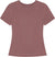 Organic Basics T-shirt Flex - Femme - Rose Wood