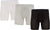 Organic Basics Boxeurs Premium Ensemble de 3 - Homme - White - Hazy - Black