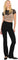 Organic Basics Pantalon évasé Core - Femme - Black
