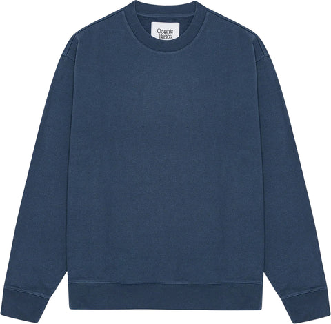 Organic Basics Chandail en molleton à col rond coupe ample Weekend - Homme