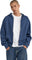 Organic Basics Chandail à capuchon zippé Weekend - Homme - Midnight Blue