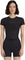 Organic Basics T-shirt en maille Active - Femme - Black
